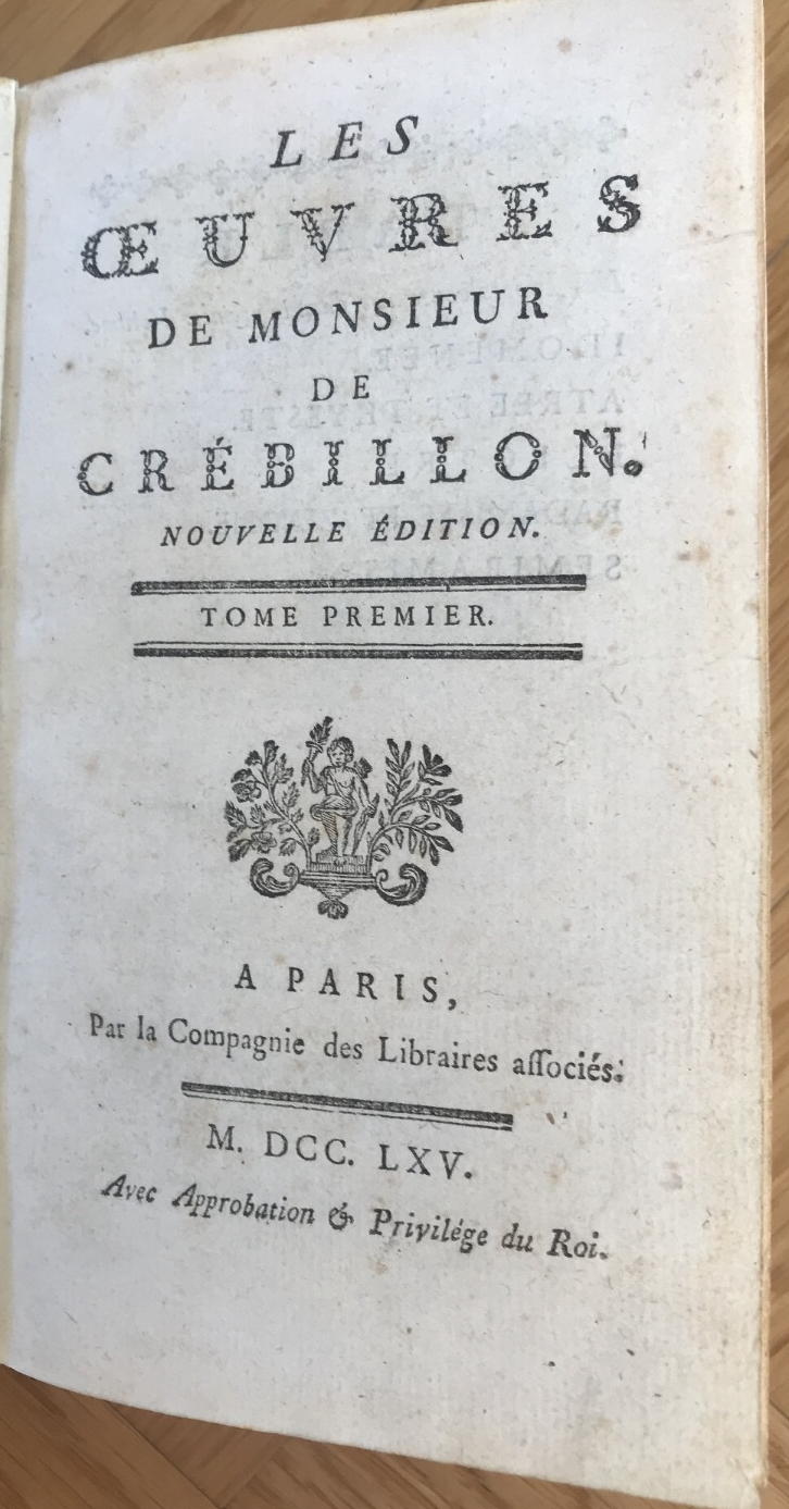 CREBILLON, (CLAUDE PROSPER JOLYOT DE): - Les oeuvres..