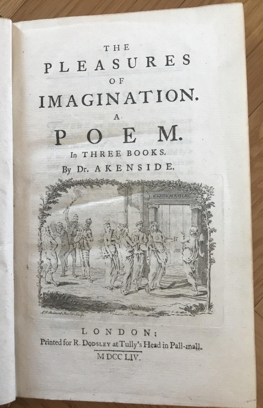 AKINSIDE, (MARK): - The Pleasures of Imagination A Poem in Three Books. 5th ed..