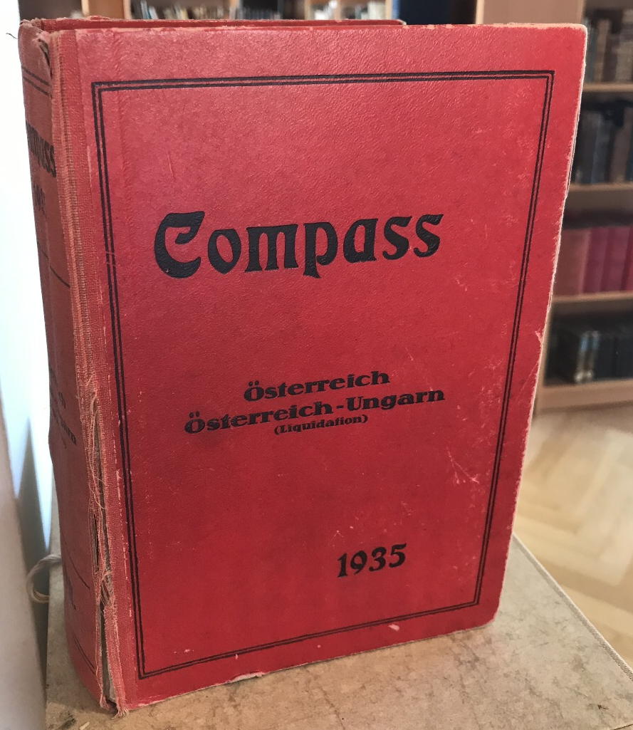  - Compass. Finanzielles Jahrbuch. sterreich (UND) sterreich-Ungarn. - 68. Jahrgang..