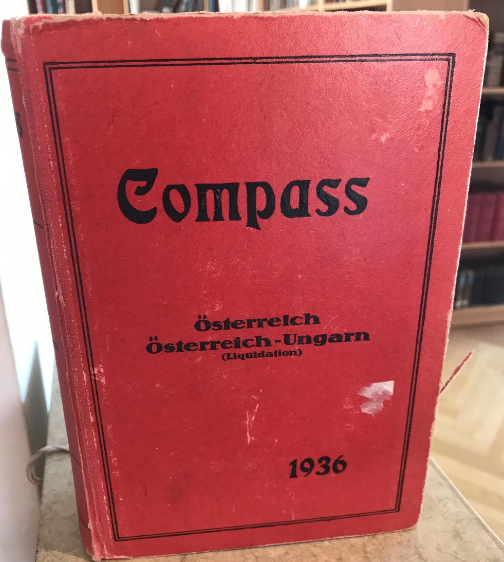  - Compass. Finanzielles Jahrbuch. sterreich (UND) sterreich-Ungarn. - 69. Jahrgang..