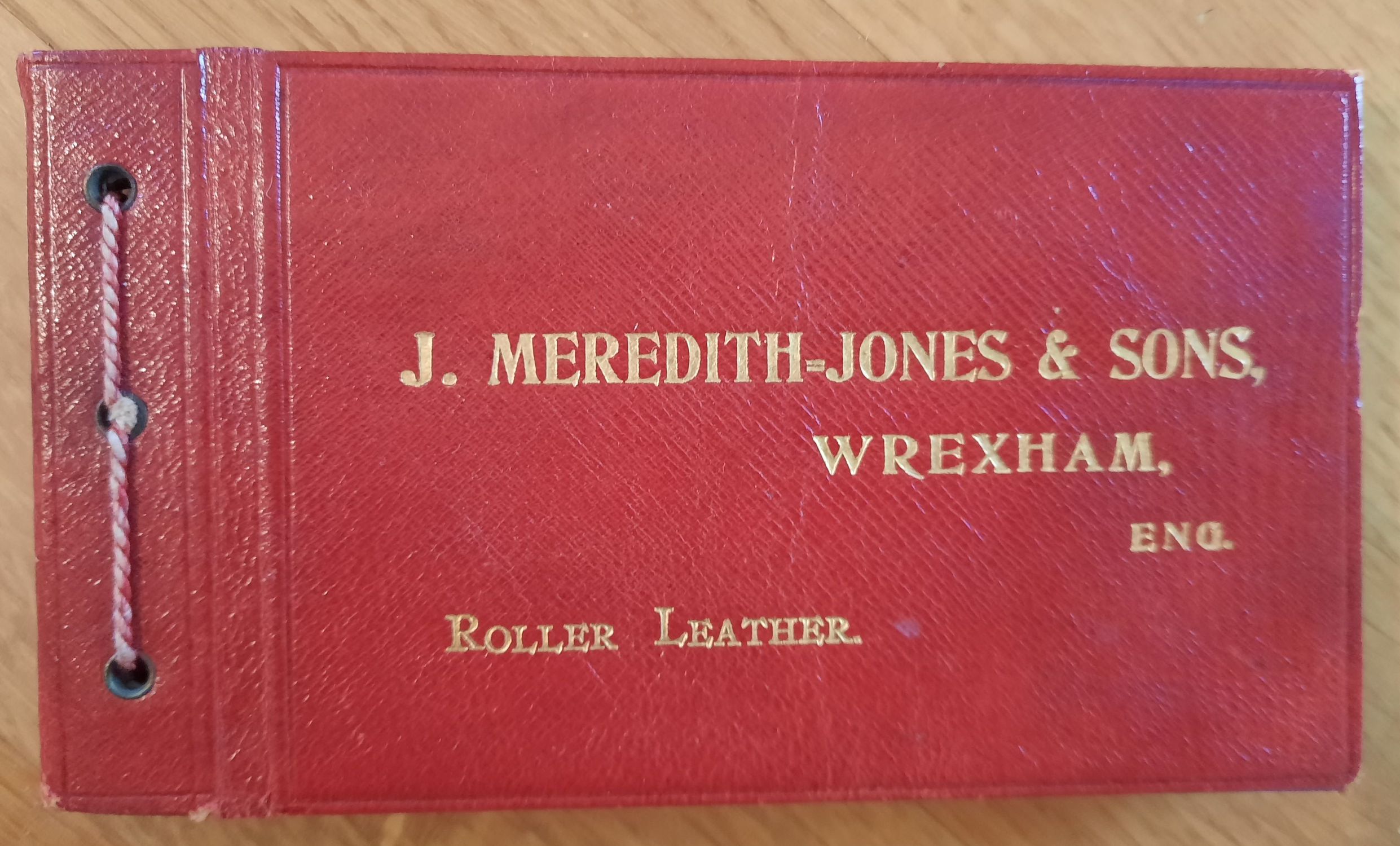  - Musterkatalog der englischen Lederfirma J. Meredith-Jones & Sons..
